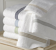 Plain Dyed White hotel towel, Technics : Woven