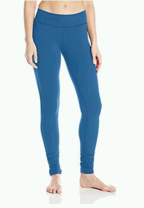 Beyond Yoga Plain Blue Cotton Sports Legging, Size : M, XL