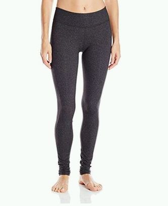 Beyond Yoga Straight Fit Grey Cotton Sports Legging, Occasion : Casual Wear