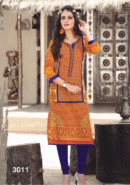 Cotton Chikan Kurti Top, Color : Black, Blue, Red, Brown