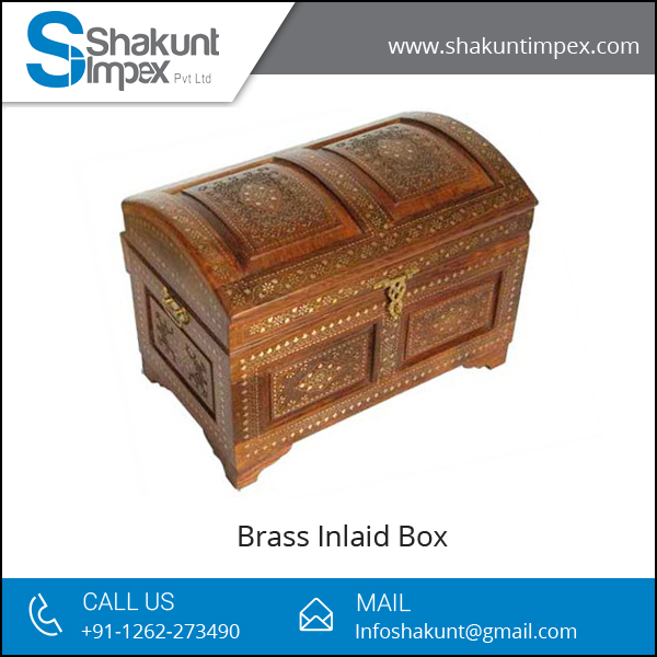 Brass Inlaid Box