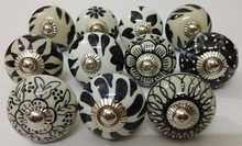 Mixed Black Color Design Ceramic Knobs