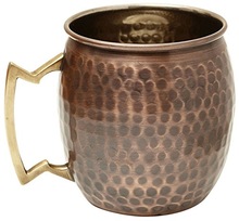 Pure Hammered Antique Finish Copper Moscow Mule