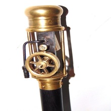 Handmade Brass steam Engine Handle Walking Sticks