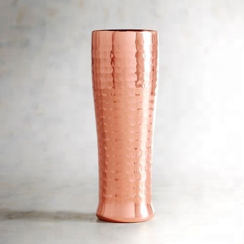 Double-Walled Copper-Plated Beer Glass