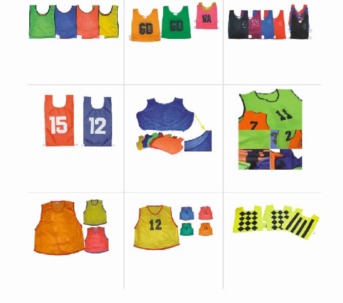 Cotton Netball Bibs, Size : 10.75 Inches