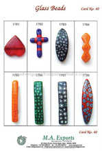 Cross glass pendants