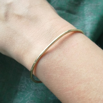 Very thin brass bangle, Occasion : Anniversary, Engagement, Gift, Party, Wedding