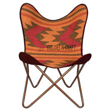 Genuine quality handmade jute rug butterfly chair
