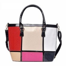 Ladies Multicolor Latest Fashion PU Handbag