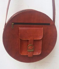 Real genuine Leather bags Vintage Messenger Shoulder Bag
