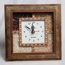 Unique Gem Stone Wall Clock For Home Decor