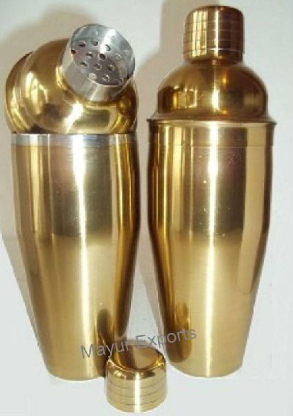 Metal Gold Plated Cocktail Shaker, Feature : Eco-Friendly