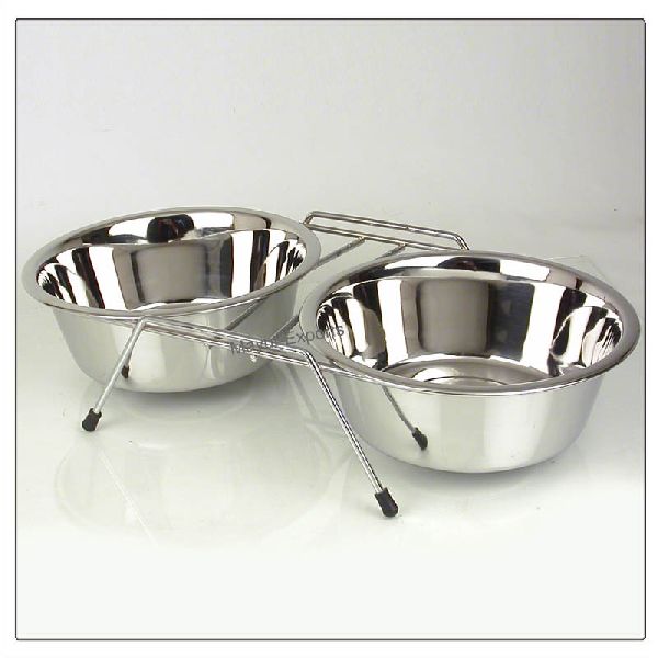 Pet bowl with Wire Stand