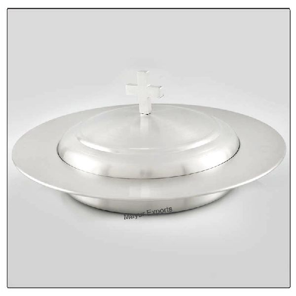 Stainless Steel Bread Plate with Cover
