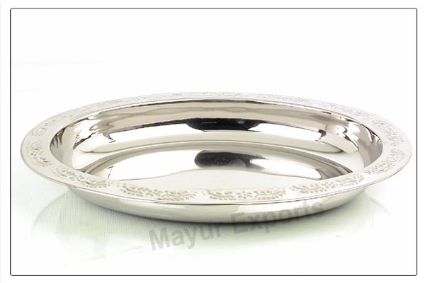 Stainless Steel Embossed Tray