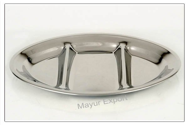 Stainless Steel Oval Tray