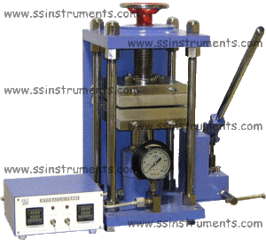 Hydraulic press, Pressure : : Hydraulic Oil Pressure, 0-250 KN Force 
