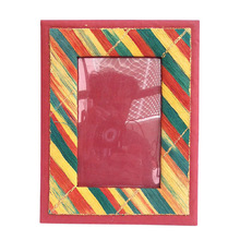 Handmade paper fancy photo frame, Color : Multi