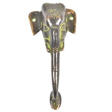 Elephant Head Brass Knobs, for Cabinet, Drawer, Dresser, Wardrobe, Cupboard
