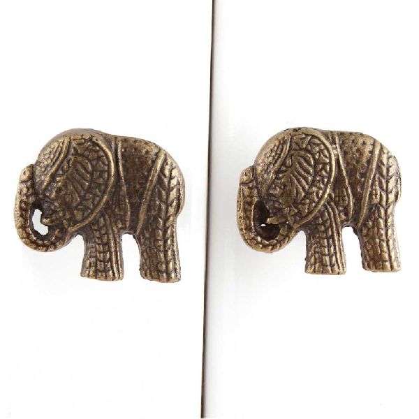 Elephant Metal Wardrobe Knob