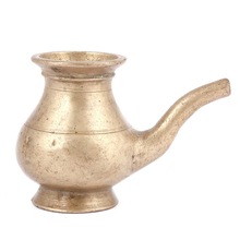 Metal Handmade Golden Bronze Pot