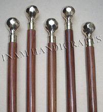 Brass Diamond handle Walking sticks, for Home Decoration