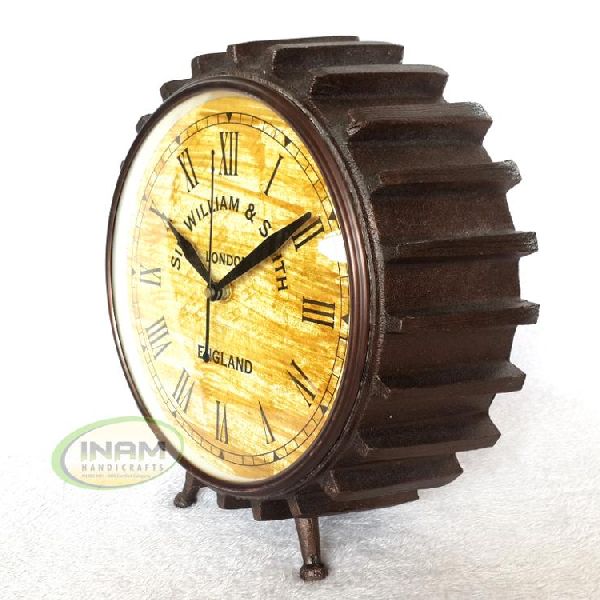 INAM HANDICRAFTS Nautical table clock, Display Type : Needle