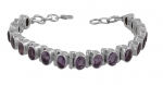 925 Silver Amethyst Bracelet