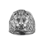 925 Silver lion ring for men