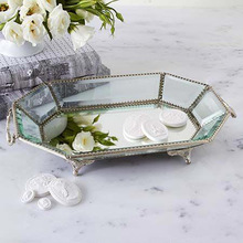 Beveled glass tray, Feature : Hand Made