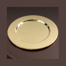 Metal charger gold plate, Feature : Stocked