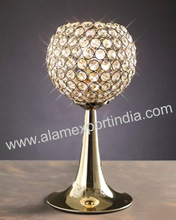 ALAM Crystal Ball Candle Holder, for Event Decor
