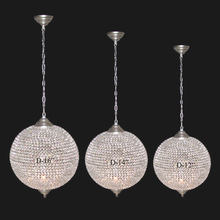 Crystal ball hanging chandelier