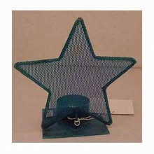 ALAM Star Shape Candle Holder, Color : customised