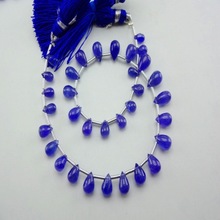 Natural Tanzanite Loose Gemstone Beads, Color : Blue