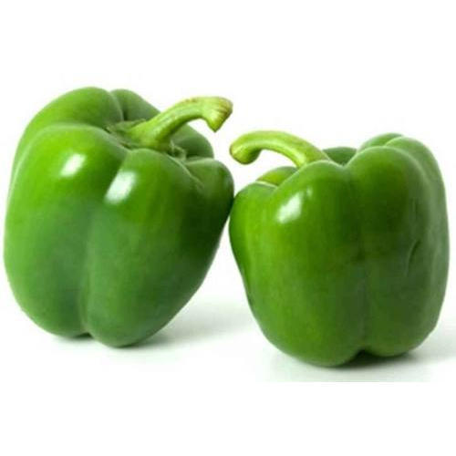 fresh green capsicum