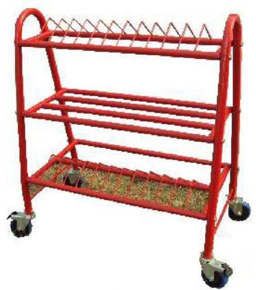 SHOT-PUT DISCUS MEDICINE BALL RACK