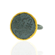 Gemco Designs Gold Coin Handmade Ring