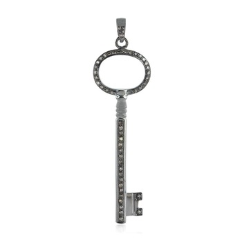 Sterling Silver Key Design Pendant