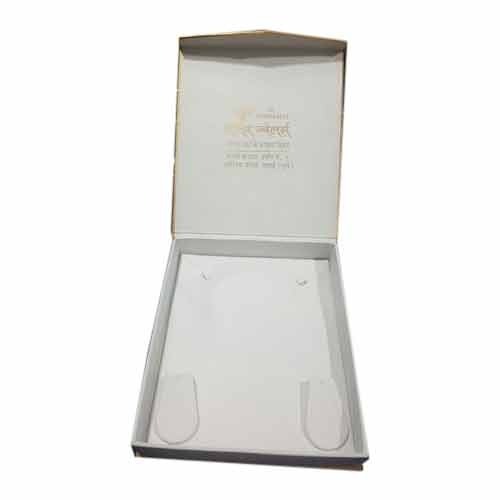Rectangular Polished Magnet Necklace Box, for Jewellery Use, Pattern : Printed