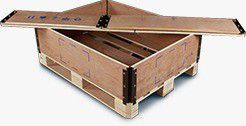 Rectangular Plywood Euro Box, For Industrial, Capacity : 200-300kg