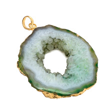 Silver Jewelry Druzy Gemstone Pendant, Gender : Women's