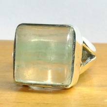Fluorite Moonstone Gemstone Ring
