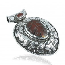 925 Silver Carnelian Pendant