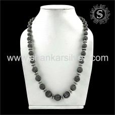 925 Sterling Silver Beads Necklace