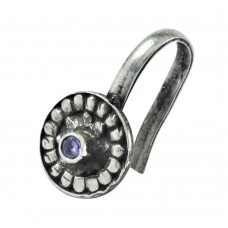 925 sterling silver gemstone jewelry Beautiful Amethyst Nose Pin