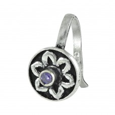925 sterling silver jewelry Beautiful Amethyst Gemstone Nose Pin