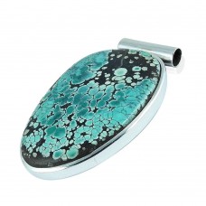 Secret Design 925 Silver Turquoise Pendant