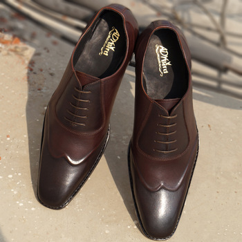 welted Dark Penny brown Formal Shoes